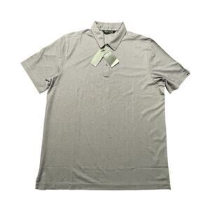 NWT Travis Mathew Prestige Golf Polo Peru Pima Cotton Lavender Purple XL Men